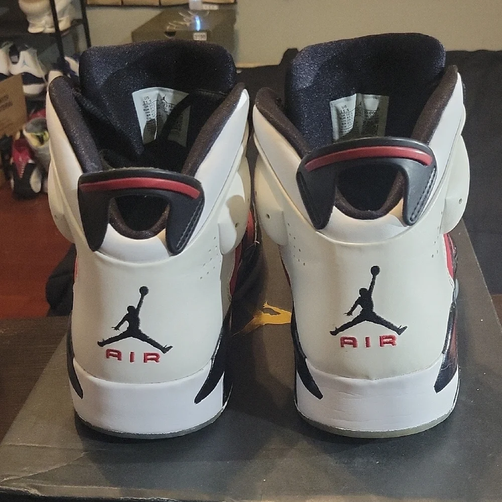 Jordan 6-17-23 'Carmine' (2021) Mens 11.5 EUC W/BOX
